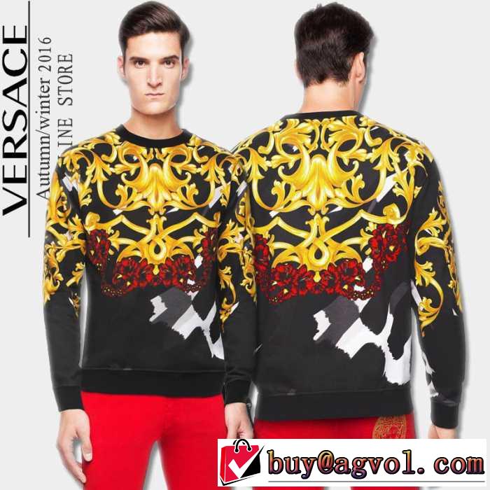 完売品！2016秋冬  ヴェルサーチVERSACE プルオーバーパーカー