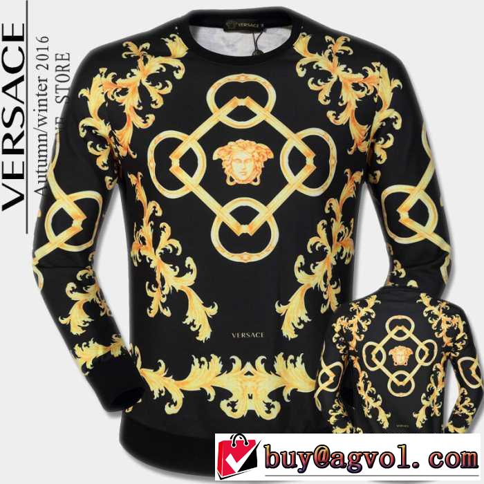 お買得 2016秋冬ヴェルサーチ VERSACE  プルオーバーパーカー