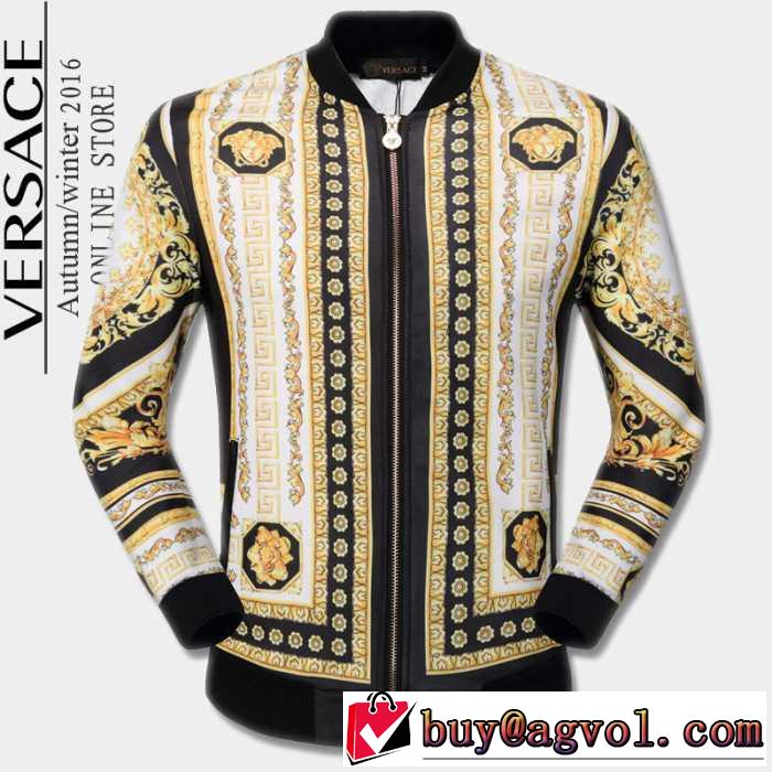 大特価 2016秋冬ヴェルサーチ VERSACE  ブルゾン スタジアムジャンパー