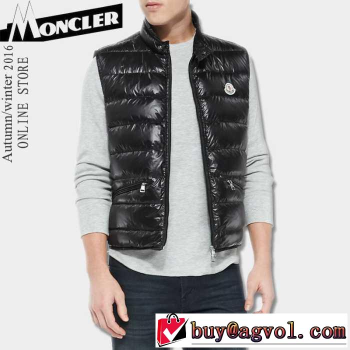 個性派 2016秋冬 MONCLER モンクレール 綿入れ 2色可選 ダウンベスト