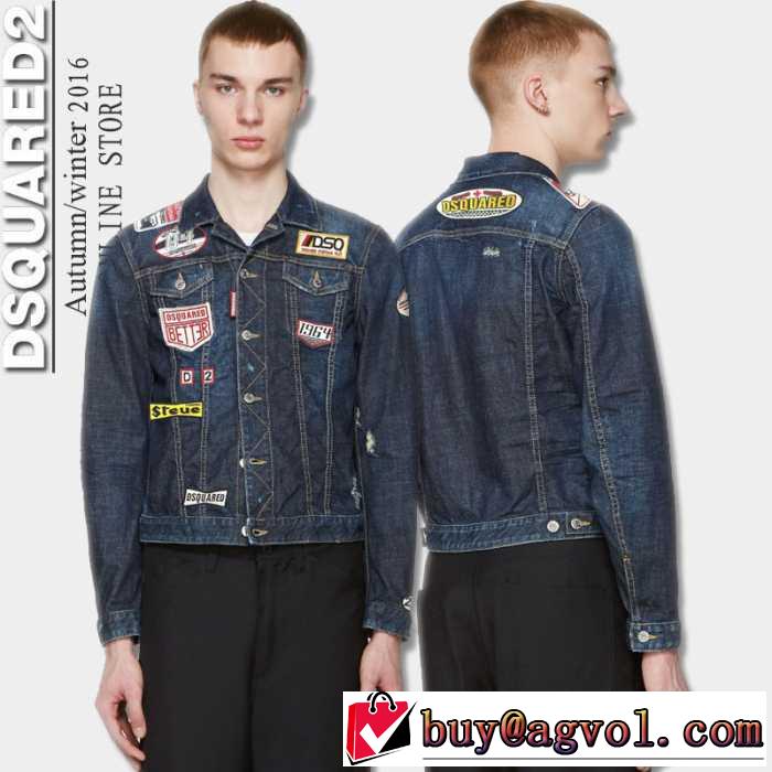 2016秋冬最旬アイテム ディースクエアード DSQUARED2 デニムジャケット