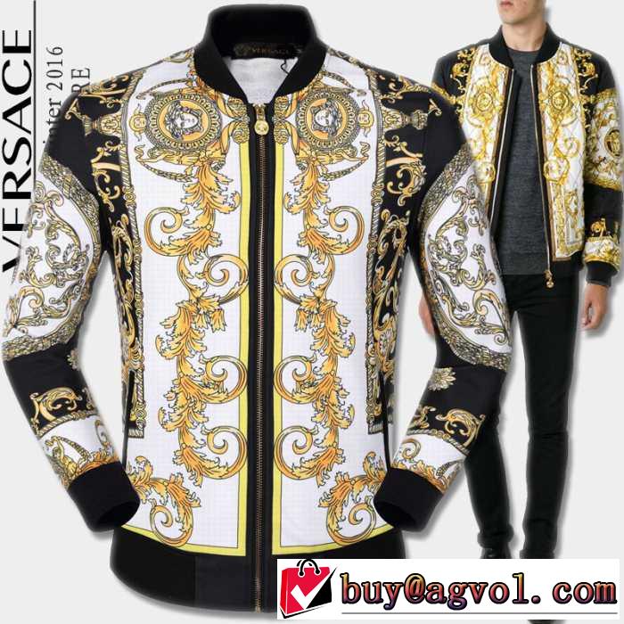 人気が爆発 2016秋冬 ヴェルサーチ VERSACE パーカー ジャケット