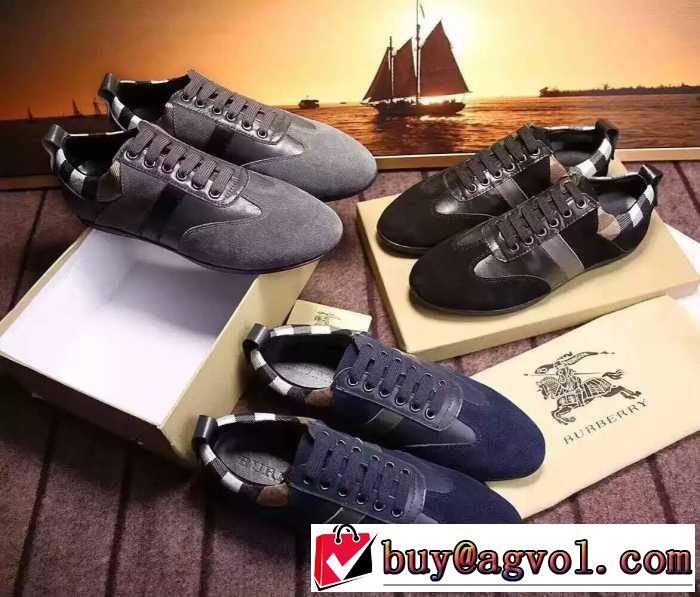 特別人気感謝SALE 2016秋冬 バーバリー BURBERRY ランニングシューズ 3色可選