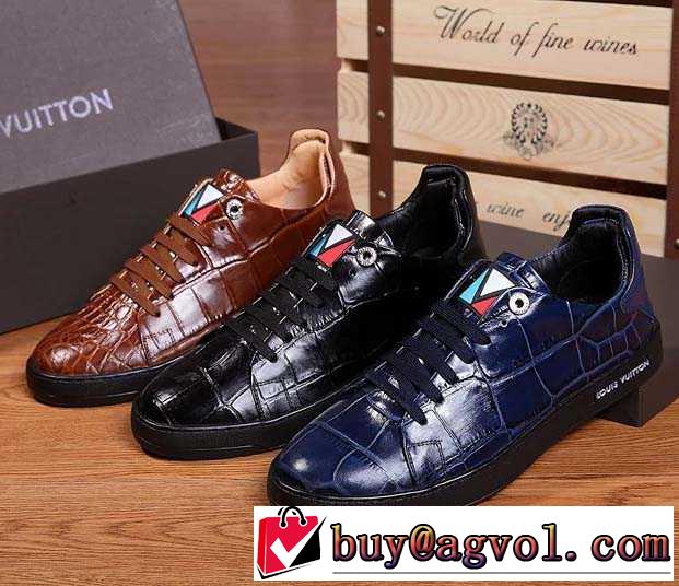 大人のセンスを感じさせる 2016秋冬  ルイ ヴィトン LOUIS VUITTON フラットシューズ 3色可選