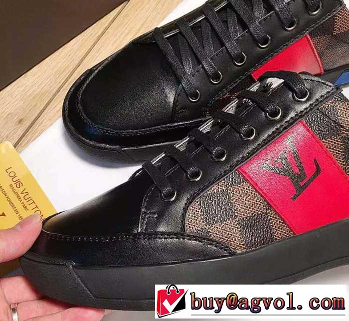今からの季節にピッタリ！2016秋冬 ルイ ヴィトン LOUIS VUITTON スニーカー 2色可選