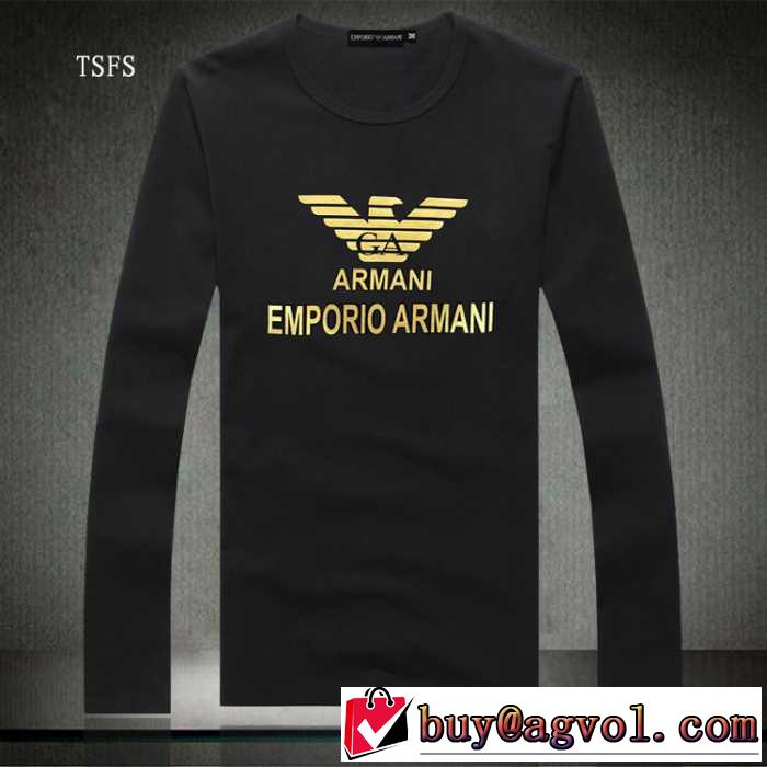 アルマーニ ARMANI 大人気再登場 2016秋冬 長袖Tシャツ 3色可選
