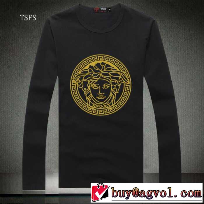 2016秋冬 ヴェルサーチ VERSACE 人気が爆発 長袖Tシャツ 2色可選