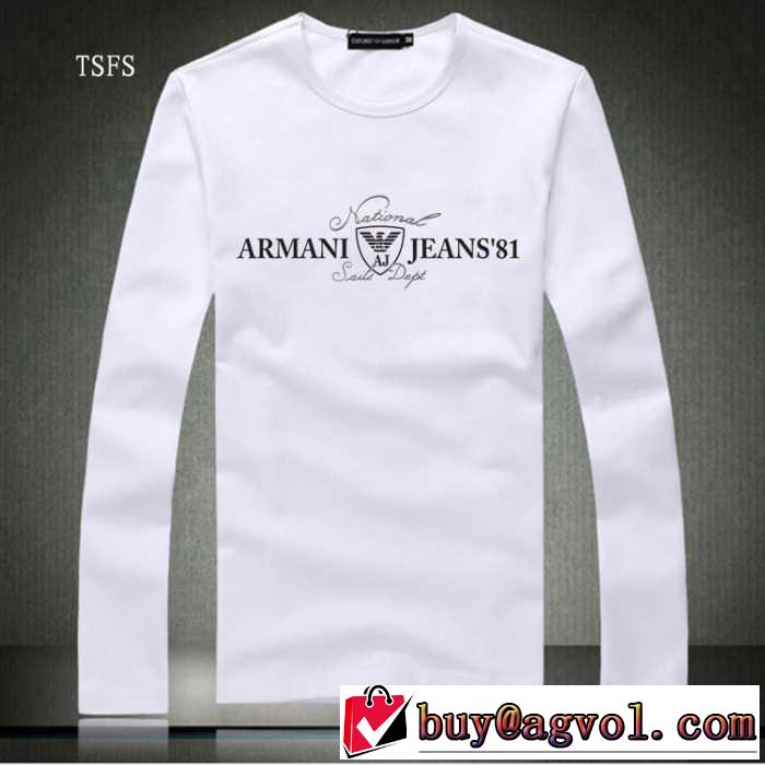 高品質 2016秋冬 アルマーニ ARMANI 長袖Tシャツ 2色可選