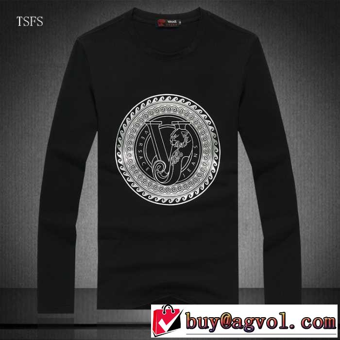 2016秋冬 お買い得品 ヴェルサーチ VERSACE 長袖Tシャツ 2色可選