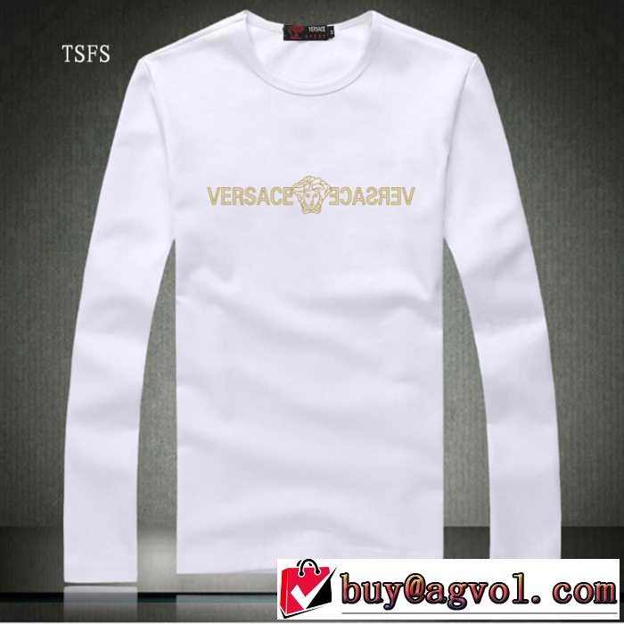 2016秋冬 ヴェルサーチ VERSACE 高品質 人気 長袖Tシャツ 2色可選