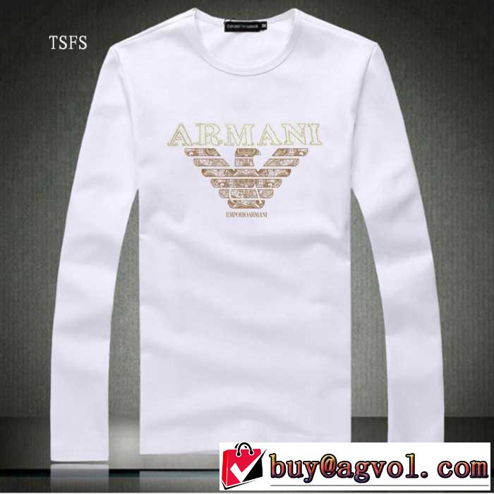 2016秋冬 アルマーニ ARMANI ランキング商品  長袖Tシャツ 2色可選