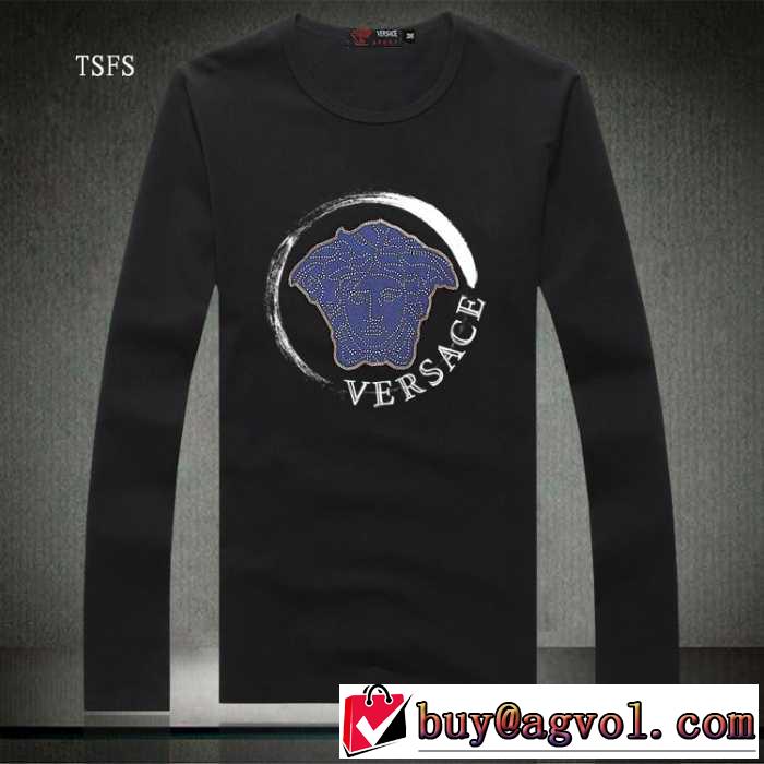 2016秋冬 上品上質 ヴェルサーチ VERSACE 長袖Tシャツ 4色可選