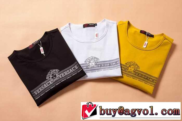 2016秋冬 ヴェルサーチ VERSACE お洒落な存在感  長袖Tシャツ 3色可選