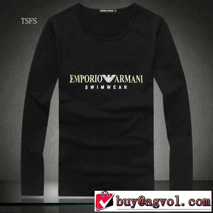 高評価の人気品 2016秋冬 アルマーニ ARMANI 長袖Tシャツ 3色可選