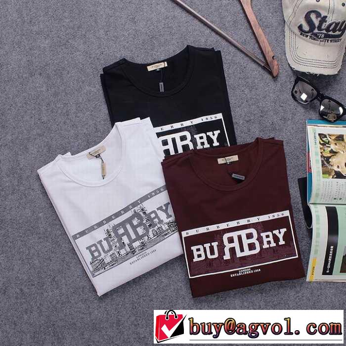 存在感のある 2016秋冬 バーバリー BURBERRY 長袖Tシャツ 3色可選