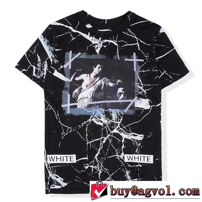 2016-17春夏 特選新作 Off-White オフホワイト半袖 Tシャツ