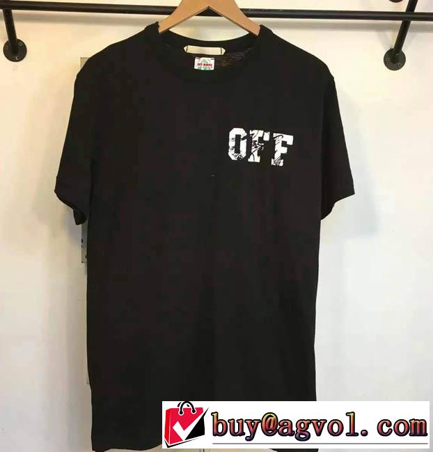 贈り物にも◎2016-17春夏新作 Off-White オフホワイト半袖 Tシャツ