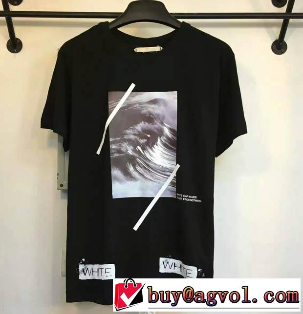 吸汗速乾 2016-17春夏新作海外セレブ愛用Off-White オフホワイト半袖 Tシャツ