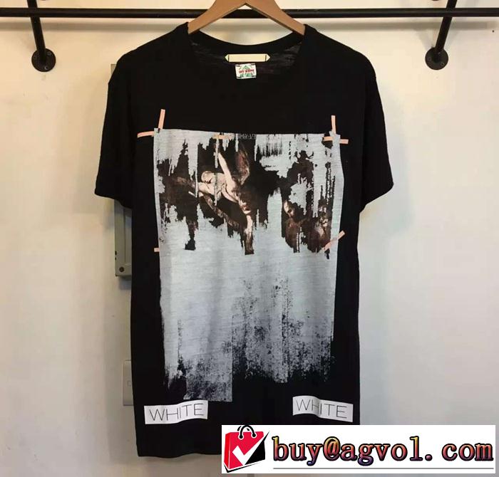 2016-17春夏新作風合いが出る Off-White オフホワイト半袖 Tシャツ