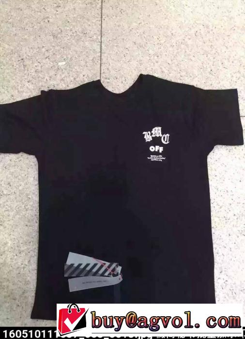 2016-17春夏新作 Off-White オフホワイト 大好評 半袖 Tシャツ