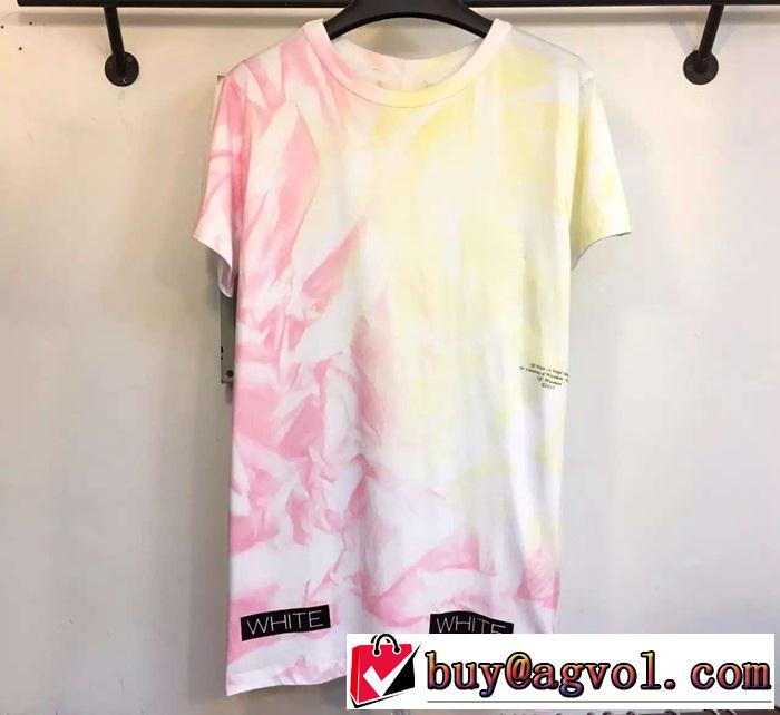 2016-17春夏 綺麗に決まるフォルム！Off-White オフホワイト半袖 Tシャツ