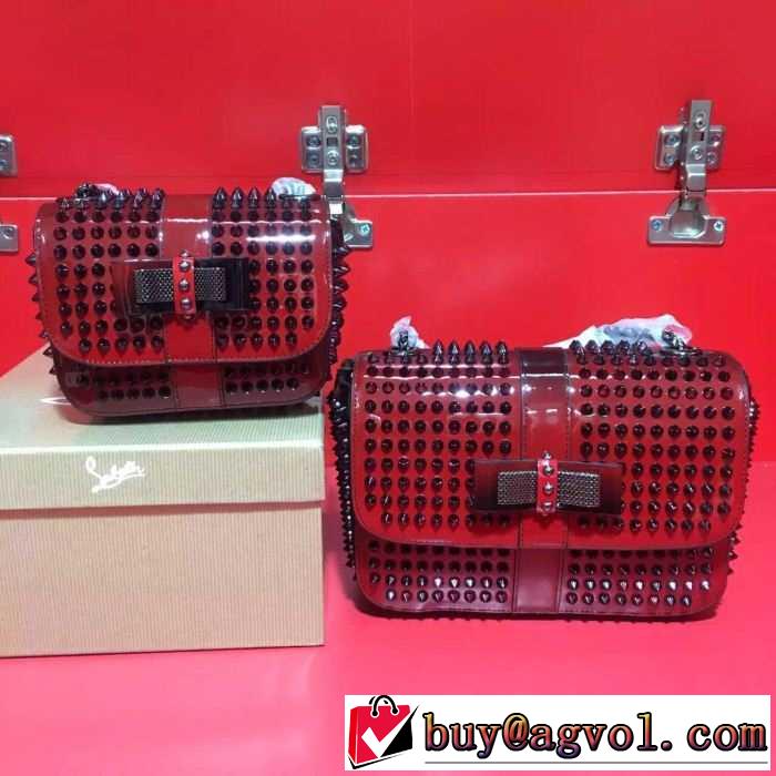 2016秋冬 christian louboutinクリスチャンルブタン 個性派 斜め掛けバッグ 2色可選