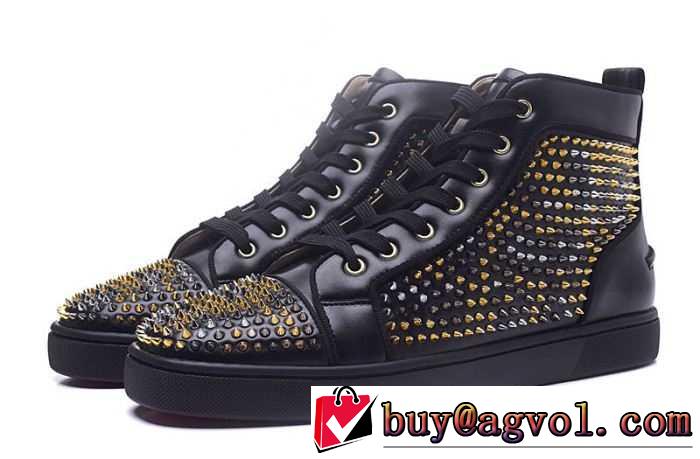  ファション性の高い 2016秋冬 クリスチャンルブタンChristian Louboutin ハイトップシューズ