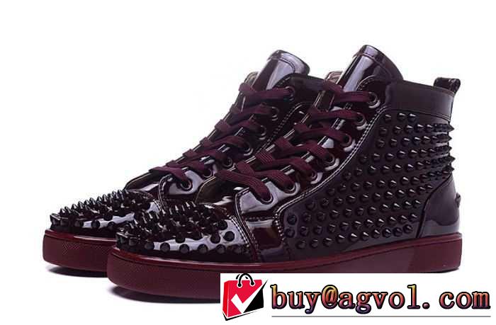  スタイルアップ効果2016秋冬クリスチャンルブタン Christian Louboutin ハイトップシューズ
