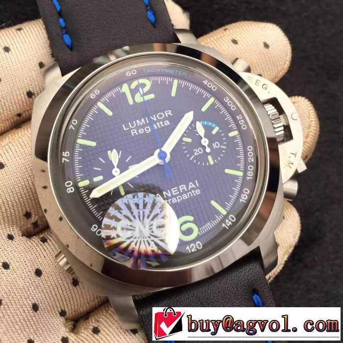超人気美品◆オフィチーネ パネライ OFFICINE PANERAI 7750自動巻き ムーブメント 44mm 男性用腕時計