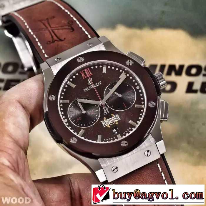 セール中 2016 ウブロ HUBLOT輸入クロノグラフ?クオーツ 男性用腕時計 3色可選