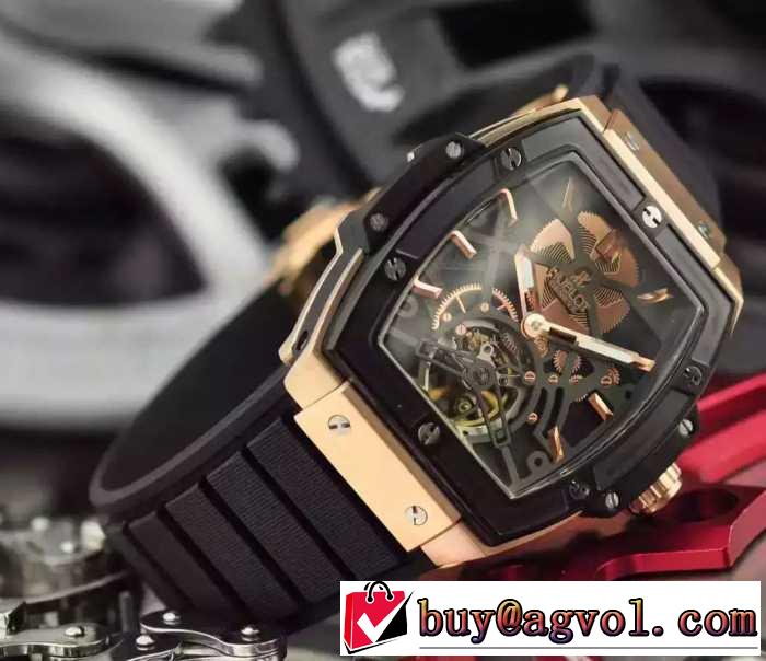 存在感のある2016 ウブロ HUBLOT男性用腕時計 機械式（自動巻き）ムーブメント 5色可選