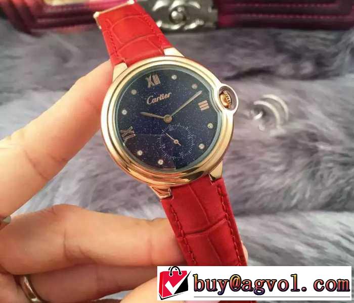 2016耐久性に優れカルティエ CARTIER  輸入クオーツムーブメント 女性用腕時計 多色選択可