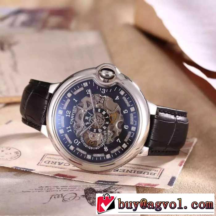 2016 ポップ  カルティエCARTIER 腕時計 機械式（自動巻き）ムーブメント 6色可選