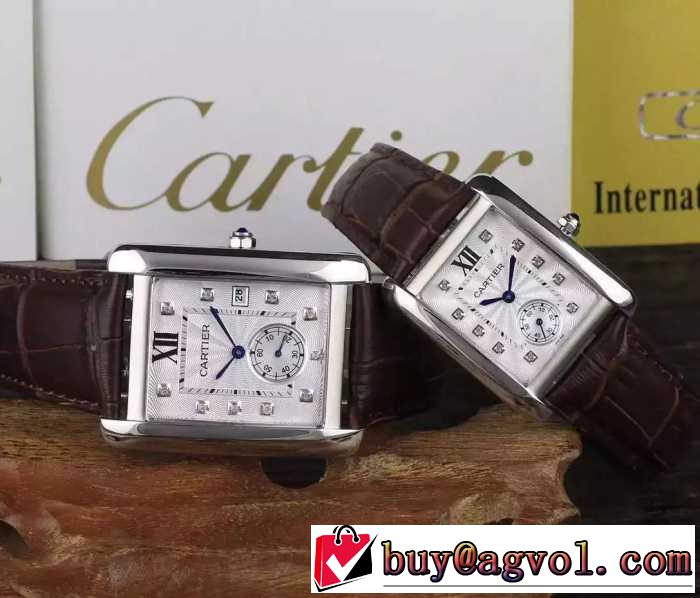 2016 SALE開催 カルティエCARTIER 恋人腕時計 輸入クオーツムーブメント 多色選択可