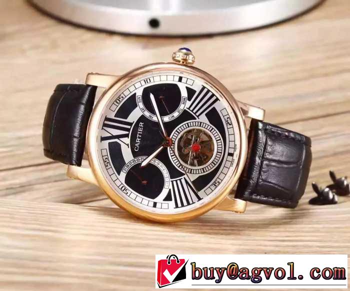 2016 スタイルアップ効果  カルティエCARTIER 腕時計 機械式（自動巻き）ムーブメント 6色可選