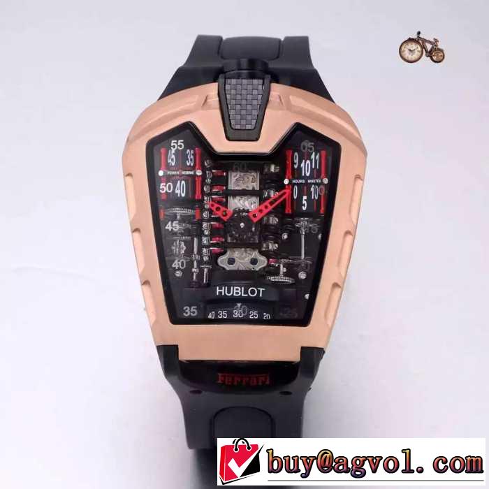 ポップ2016  ウブロHUBLOT 男性用腕時計 进口西铁城机械ムーブメント 2色可選