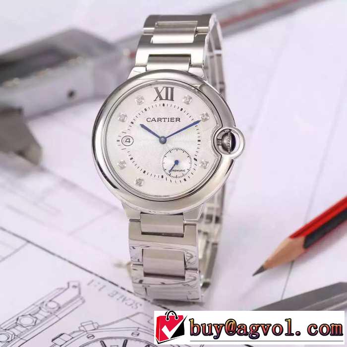 最旬アイテム2016  カルティエCARTIER 腕時計 輸入機械式（自動巻き）ムーブメント 6色可選