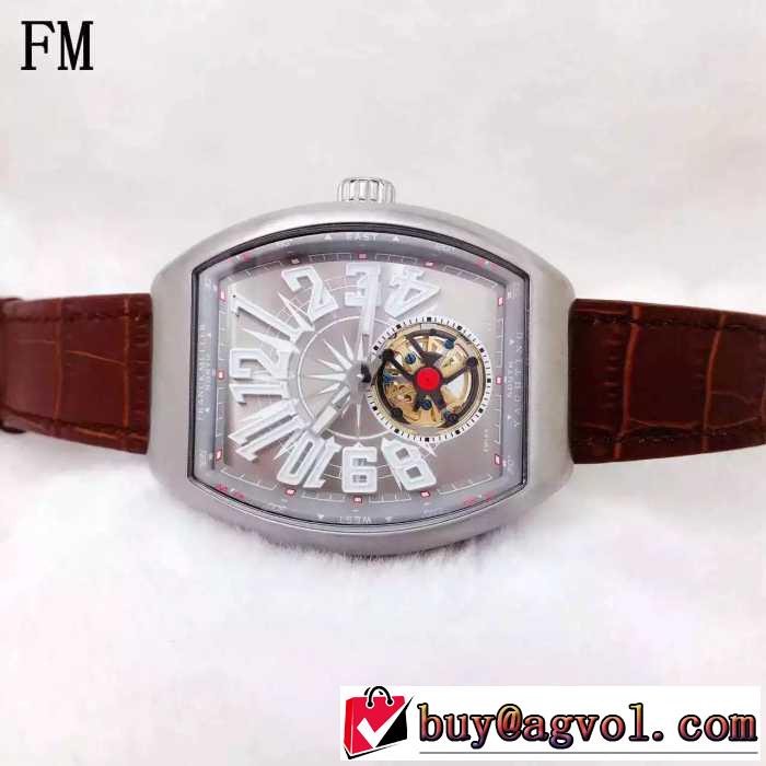 注目のアイテム2016 フランクミュラーFRANCK MULLER  輸入機械式（自動巻き）ムーブメント 男性用腕時計 2色可選