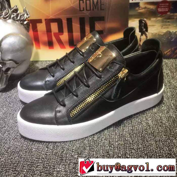 2016秋冬 スタイリッシュな印象  ジュゼッペ ザノッティGIUSEPPE ZANOTTI フラットシューズ 2色可選
