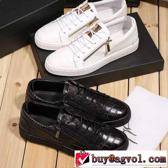 2016秋冬お洒落に魅せる ジュゼッペ ザノッティGIUSEPPE ZANOTTI  フラットシューズ 2色可選