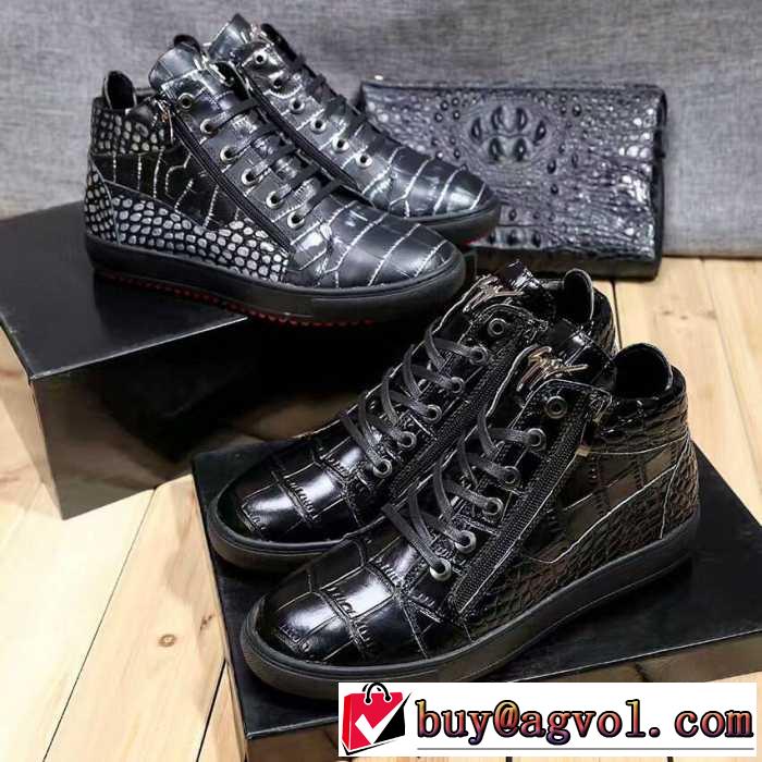 2016秋冬存在感のある ジュゼッペ ザノッティGIUSEPPE ZANOTTI  ハイトップシューズ
