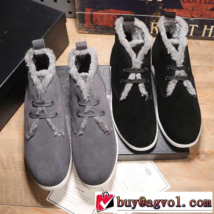 ムダな装飾を排したデザイン 2016秋冬 UGG カジュアルシューズ 2色可選 フリース付け