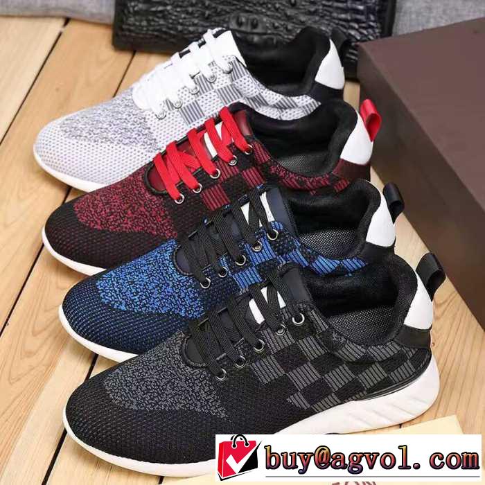 2016秋冬 ルイ ヴィトン LOUIS VUITTON セレブ風 スニーカー 4色可選