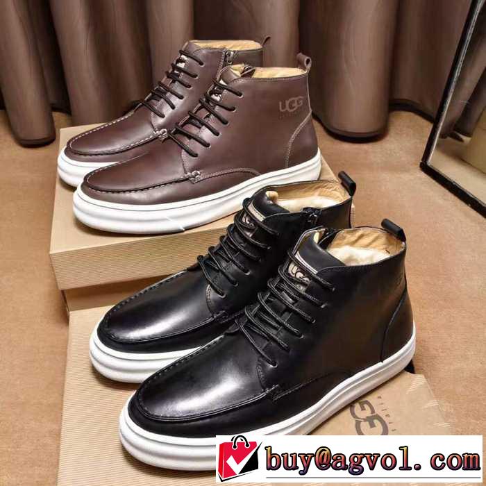 超目玉2016秋冬 UGG ハイトップシューズ フリース付け 2色可選