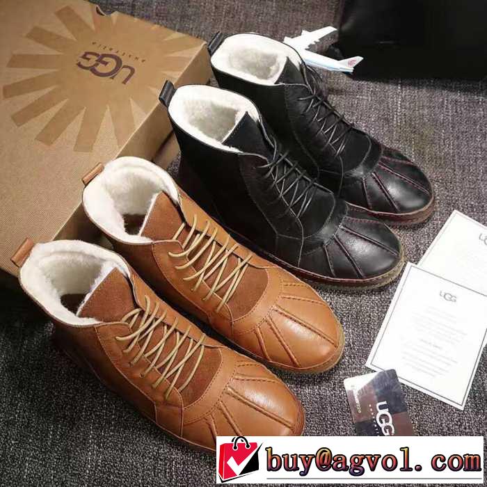 2016秋冬 UGG 売れ筋のいいハイトップシューズ フリース付け
