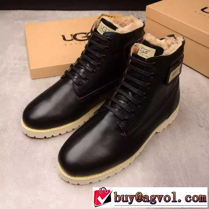 ポップ 2016秋冬 UGG ハイトップシューズ フリース付け
