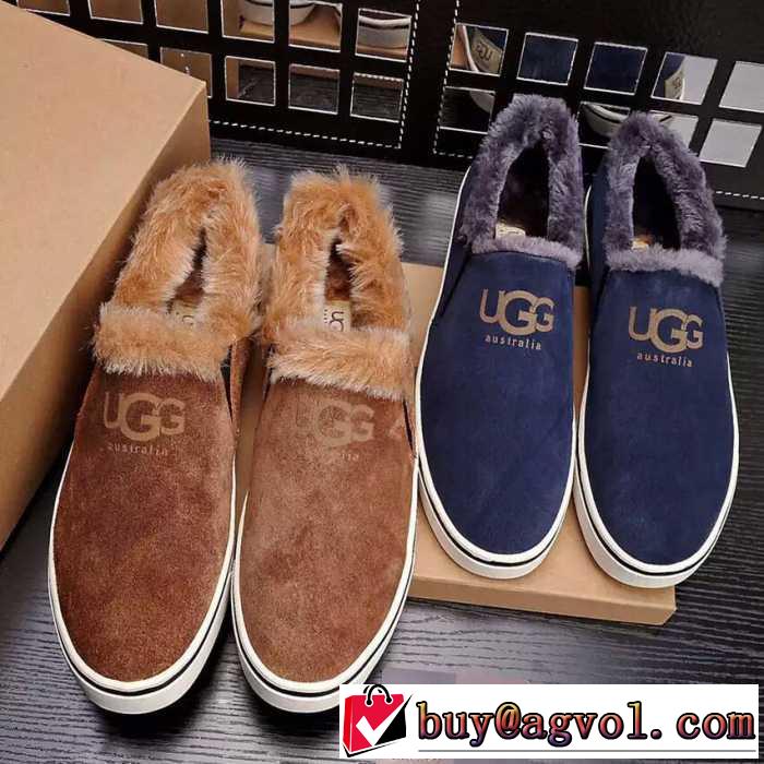 2016秋冬 UGGファッション 人気 インナーボアモカシンシューズ 2色可選