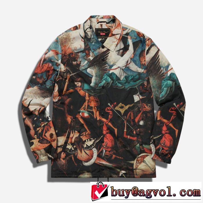 大人キレイに仕立てる undercover x supreme 2016秋冬 プリント柄 ブルゾン 男女兼用