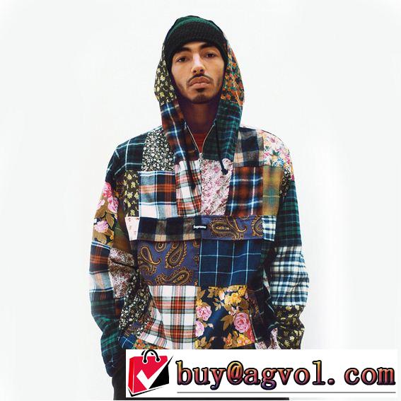 お洒落自在 Supreme 16FW Patchwork Pant/Anorak ブルゾン テーパードデニムパンツ 上下セット 男女兼用