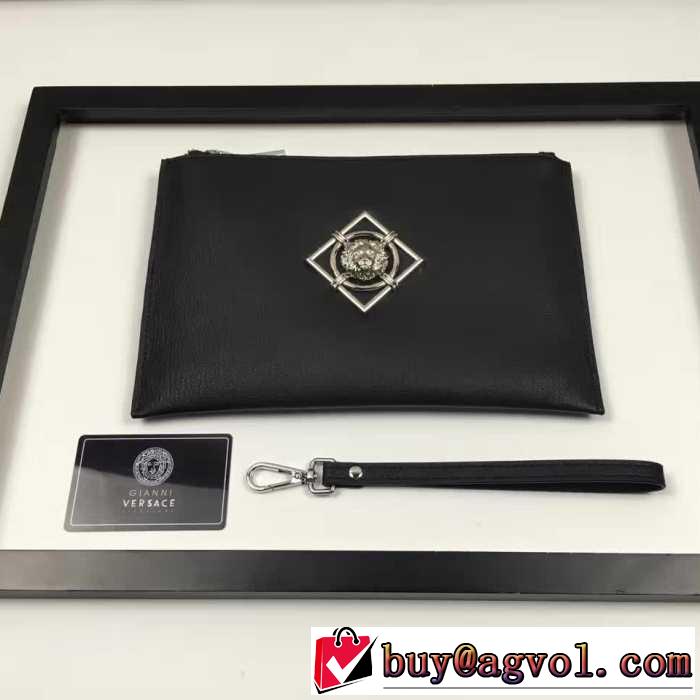 人気商品 2017春夏 ヴェルサーチ VERSACE セカンドバッグ
